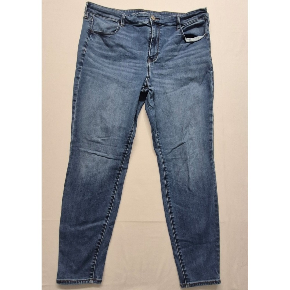 American Eagle women's next level stretch high rise jegging jeans sz 20 cotton